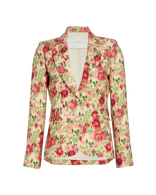Adam Lippes Floral Single-Breasted Blazer