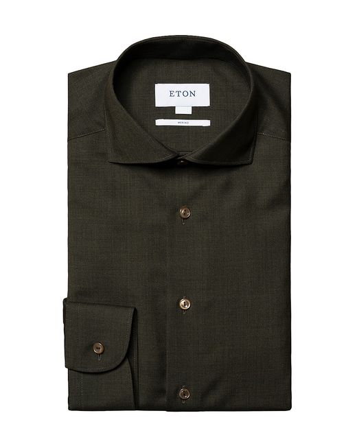 Eton Contemporary Fit Merino Wool Shirt