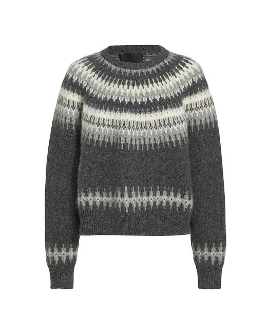 Nili Lotan Genevive Fair-Isle-Inspired Sweater