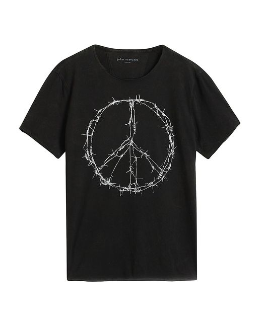 John Varvatos Barbwire Peace T-Shirt