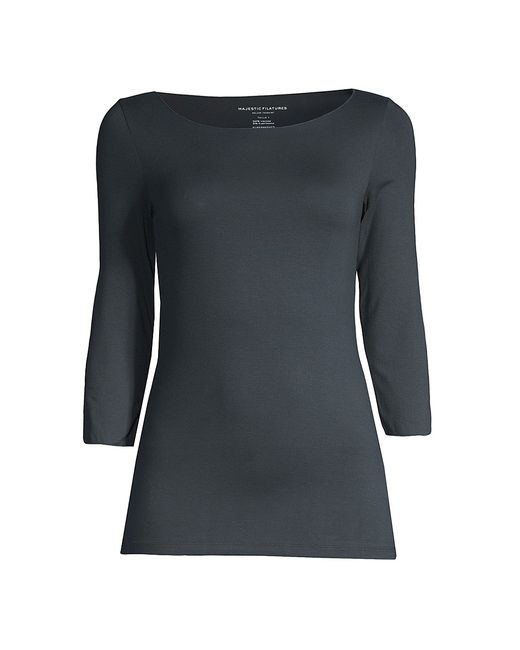 Majestic Filatures Merrow Soft Touch Boatneck Top