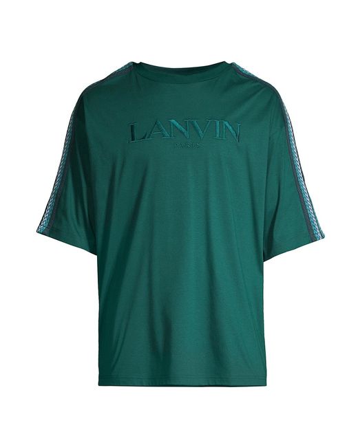 Lanvin Side Curb Oversized Logo T-Shirt