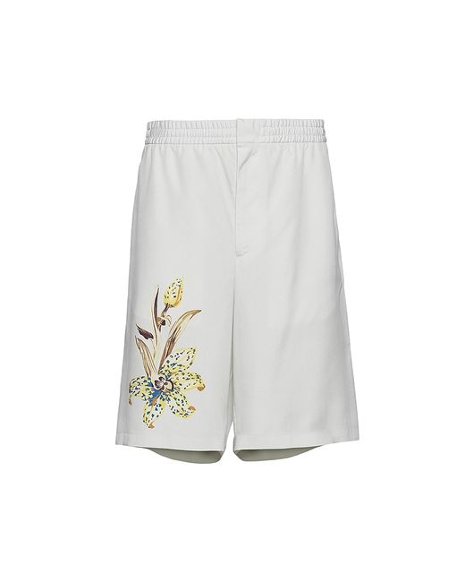 Prada Silk Bermuda Shorts