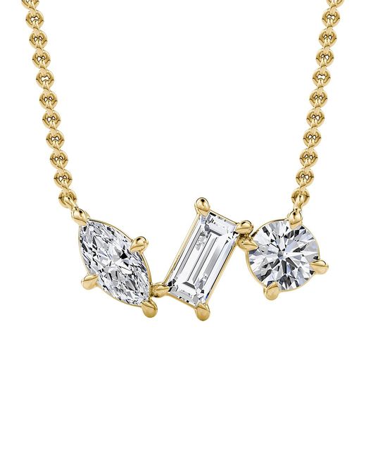 Vrai Constellation Orion 14K 0.8 TCW Lab-Created Diamond Cluster Necklace