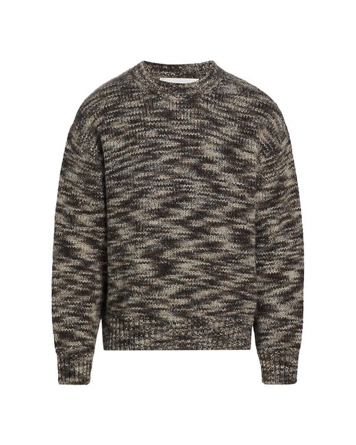 Frame Textured Tweed Crewneck Sweater