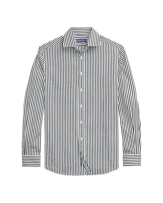 Ralph Lauren Purple Label Striped Long-Sleeve Sport Shirt