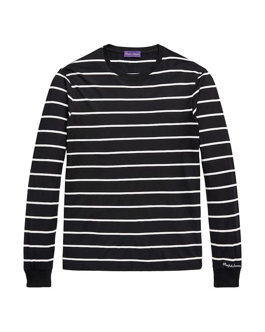 Ralph Lauren Purple Label Striped Long-Sleeve T-Shirt