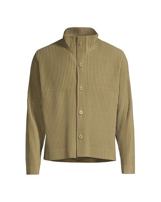 Homme Pliss Issey Miyake Pleated Knit Jacket