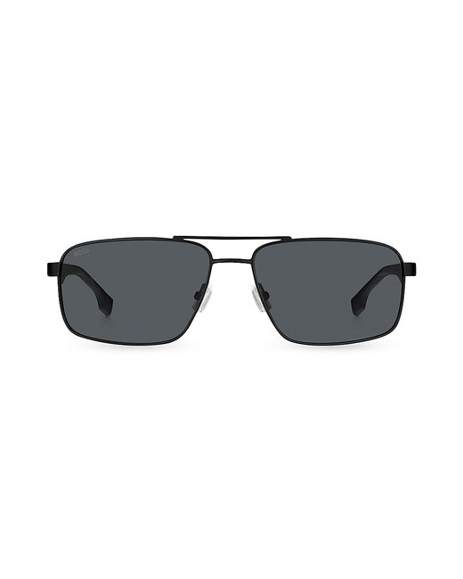 Boss 59MM Rectangular Sunglasses