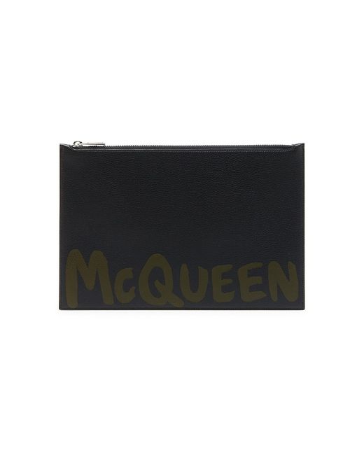 Alexander McQueen Logo Zip Pouch