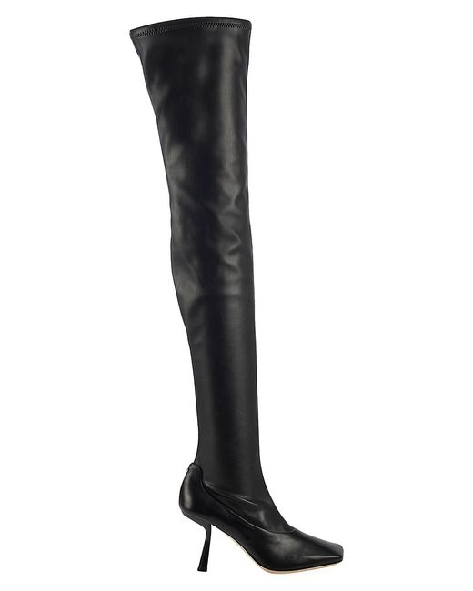Jimmy Choo Mire Square-Toe Thigh-High Boots