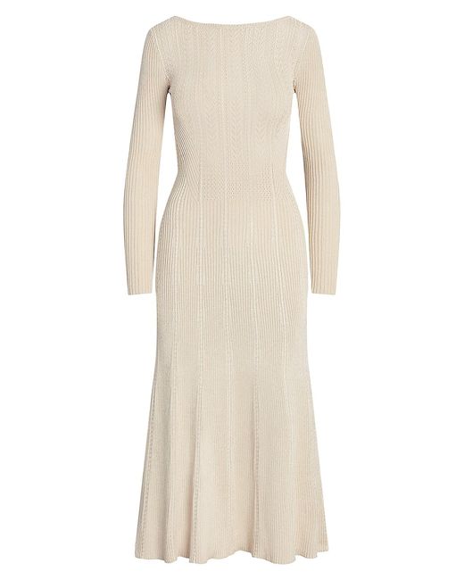 Ralph Lauren Collection Silk Knitted Scoopback Dress