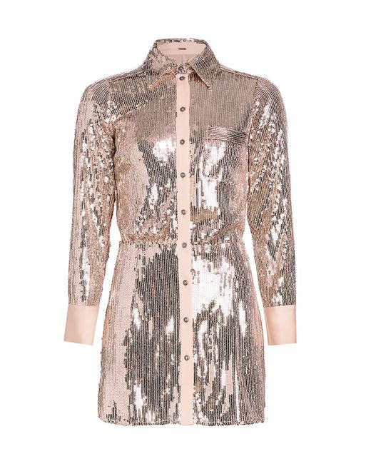 Free People Sophie Sequined Shirtdress