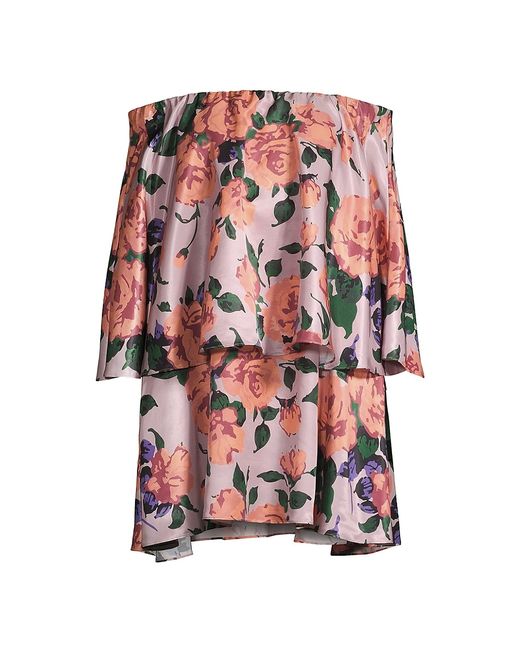 Hope for Flowers Tiered Off-The-Shoulder Minidress