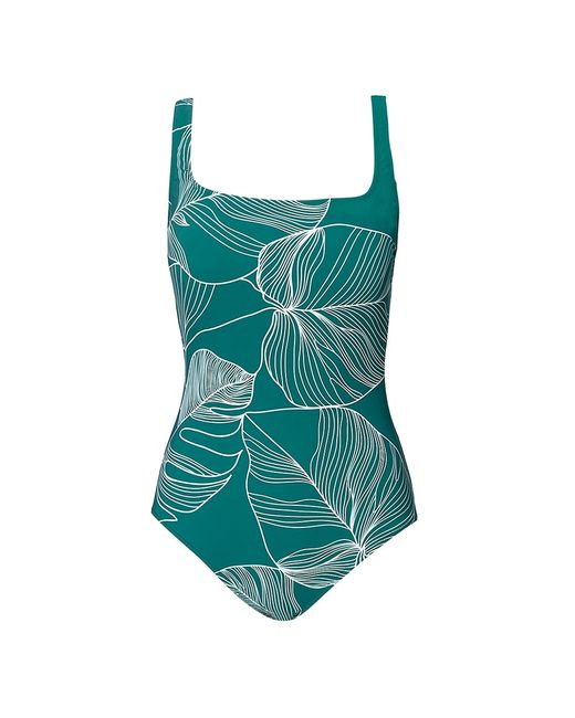 Gottex Swimwear Natural Essence Squareneck One-Piece Swimsuit