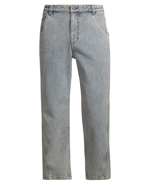 Honor The Gift An Ode To Inner City Cropped Relaxed-Fit Jeans