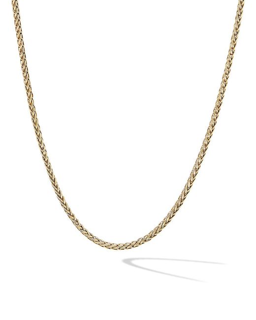 David Yurman Wheat Chain Necklace 18K Yellow