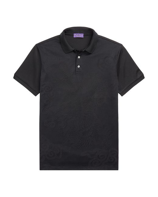 Ralph Lauren Purple Label Piqué Jaquard Polo Shirt