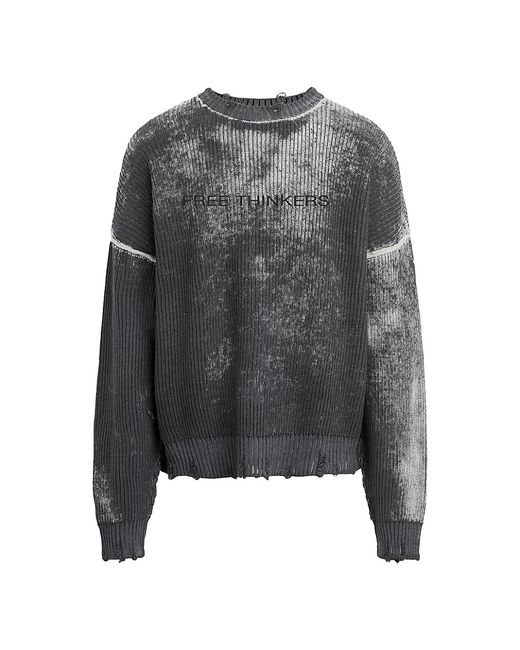 Hudson Jeans Free Thinkers Distressed Sweater