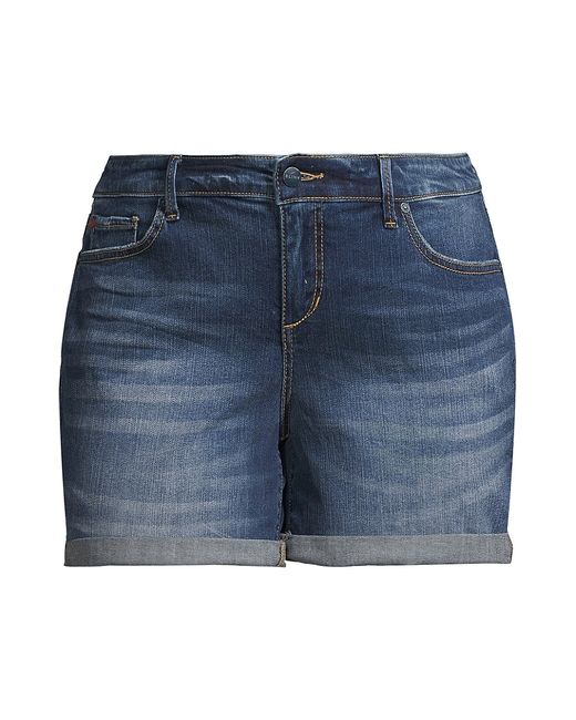 Slink Jeans, Plus Size Rolled Denim Shorts