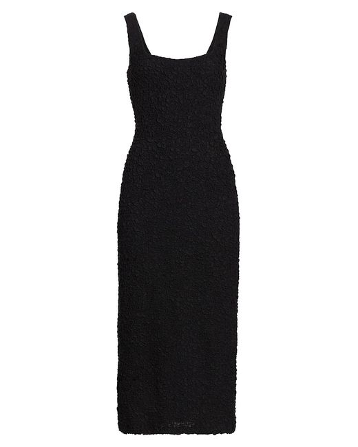 Mara Hoffman Sloan Textured Sleeveless Column Midi-Dress