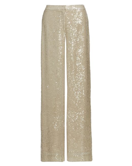 Lapointe Sequined Wide-Leg Trousers