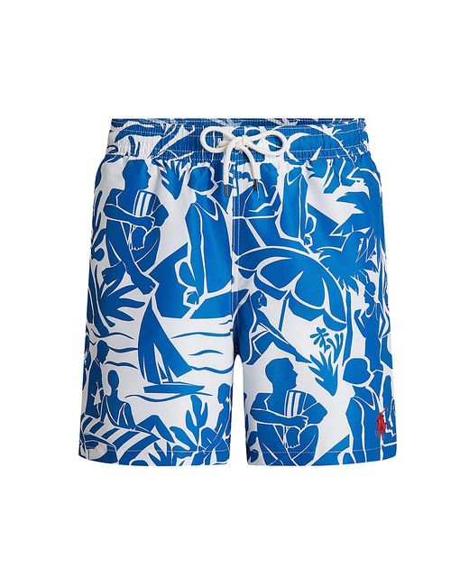 Polo Ralph Lauren Traveler Abstract Swim Trunks