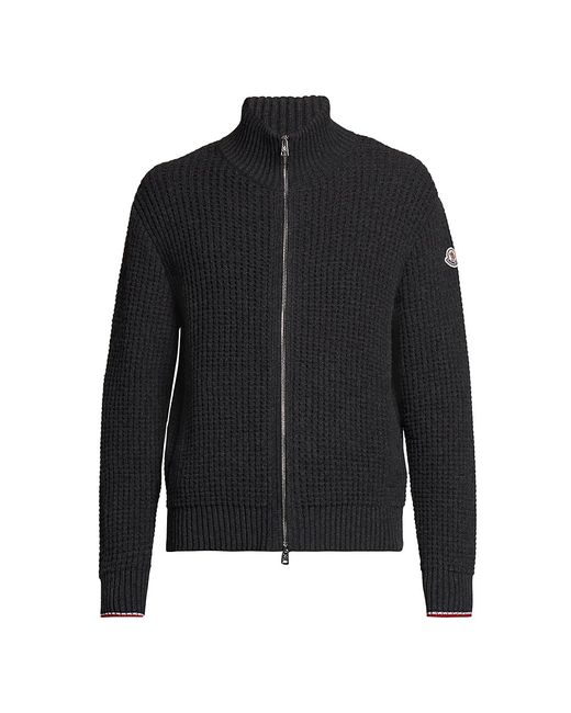 Moncler Man Wool-Cashmere Knitted Cardigan