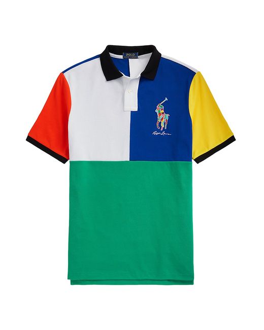 Polo Ralph Lauren Colorblocked Mesh Polo Shirt