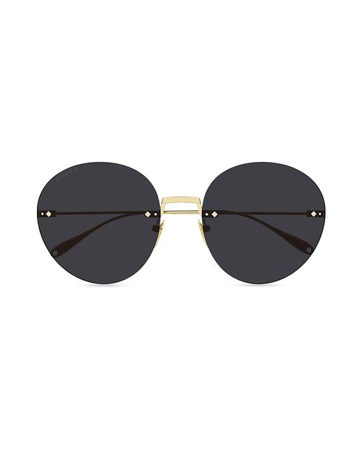 Gucci Pure GG1149S 60MM Rimless Sunglasses