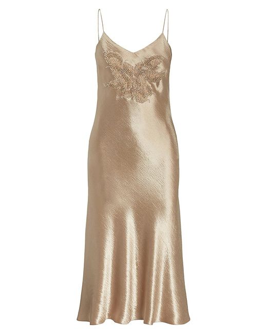 Ralph Lauren Collection Rebekka Beaded Slip Dress