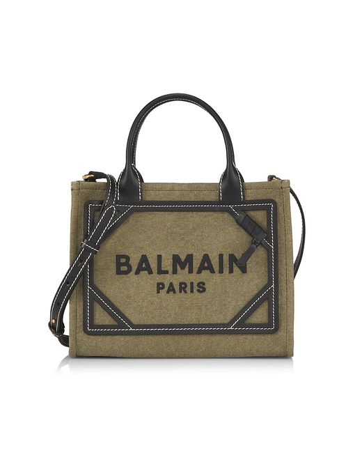 Balmain B-Army Logo Shopper Tote Bag