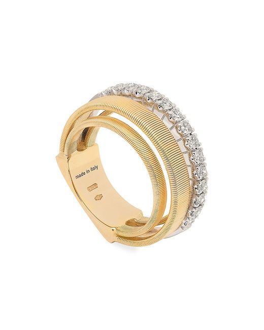 Marco Bicego Masai Two-Tone 18K 0.45 TCW Diamond Ring
