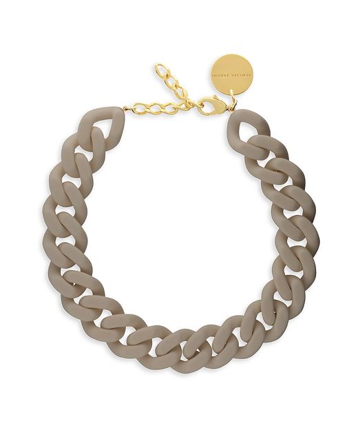 vanessa baroni Goldtone Acetate Flat Chain Necklace