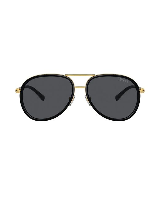 Versace 60MM Aviator Sunglasses