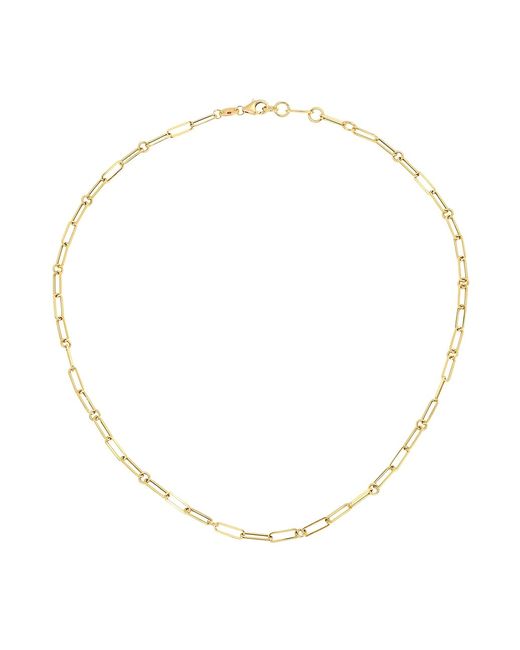 Roberto Coin 18K Paperclip Chain Necklace 19