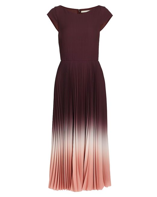 Jason Wu Collection Dip-Dye Crepe Pleated Midi-Dress