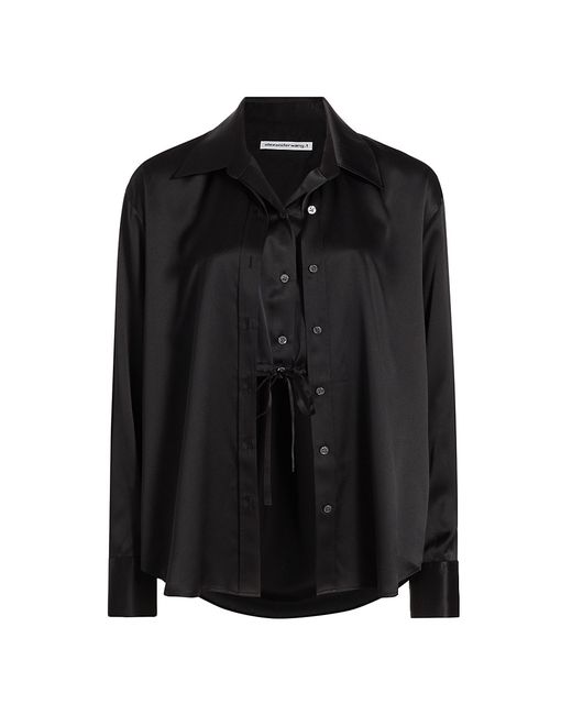 T by Alexander Wang Double Layered Button-Front Shirt