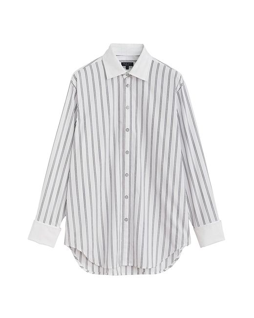 Rag & Bone Diana Striped Button-Up Shirt