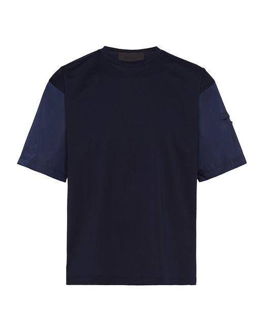 Prada Stretch T-Shirt With Nylon Details