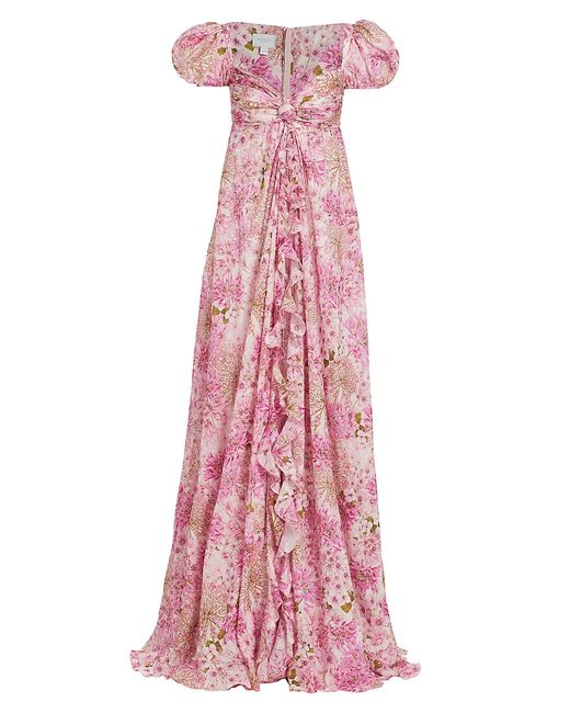 Giambattista Valli Floral A-Line Maxi Dress