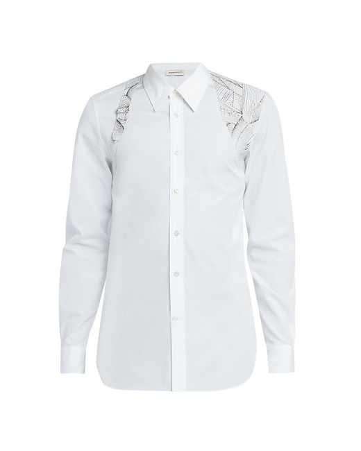 Alexander McQueen Harness Button-Front Shirt