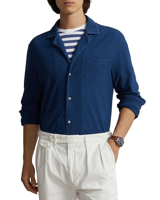 Polo Ralph Lauren Long-Sleeve Cotton Camp Sport Shirt