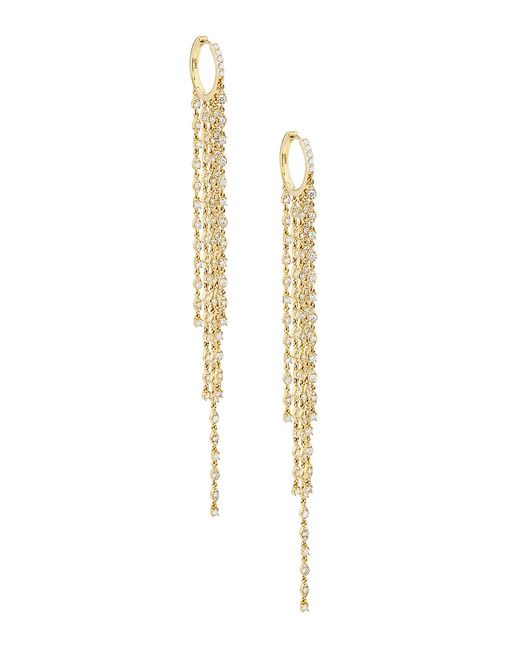 Saks Fifth Avenue Collection 14K 3.41 TCW Diamond Drop Earrings