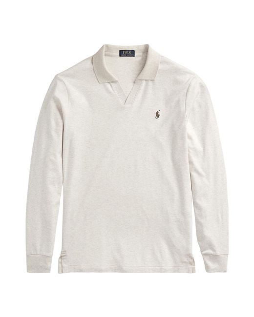 Polo Ralph Lauren Interlock Cotton Long-Sleeve Polo Shirt