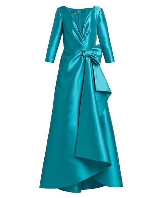 Alberta Ferretti Wrap Bow Gown
