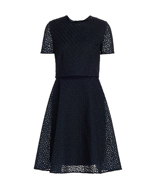 Akris Embroidered Floral Organza Dress