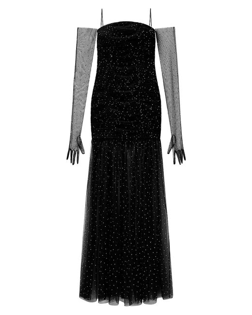 Rebecca Vallance Lilah Shimmer Strapless Gown