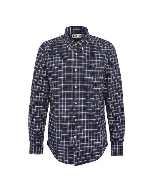 Barbour Harthope Tattersall Check Cotton Button-Down Shirt