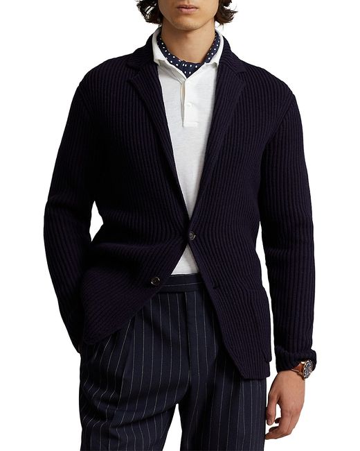 Polo Ralph Lauren Long-Sleeve Wool-Blend Cardigan